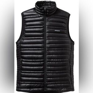 Patagonia Men’s/Women’s Ultralight  Packable Down Vest Midnight Black Unisex EUC